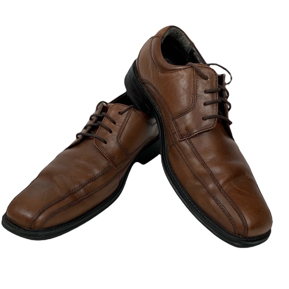 Men’s Dockers Cognac Square Toe Lace Up Shoes